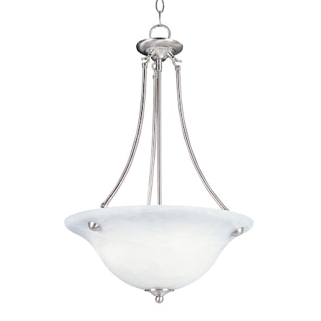 Maxim Malaga 3-Light 16" Wide Satin Nickel Pendant Light 2682MRSN